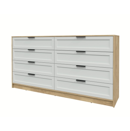 Kомод Тренд КТ-К197 (Дуб золотой ЛДСП/ Грэй ЛМДФ) Ш1965 В1020 Г451